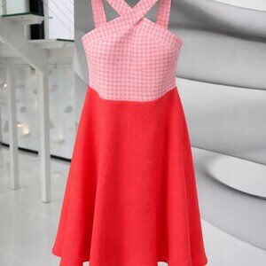 Dress - GB Girls Coral Dress - Size 12